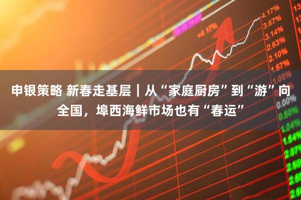 申银策略 新春走基层|从“家庭厨房”到“游”向全国,埠西海鲜市场也有“春运”