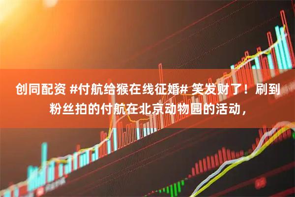 创同配资 #付航给猴在线征婚# 笑发财了！刷到粉丝拍的付航在北京动物园的活动，