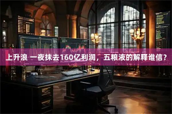 上升浪 一夜抹去160亿利润，五粮液的解释谁信？