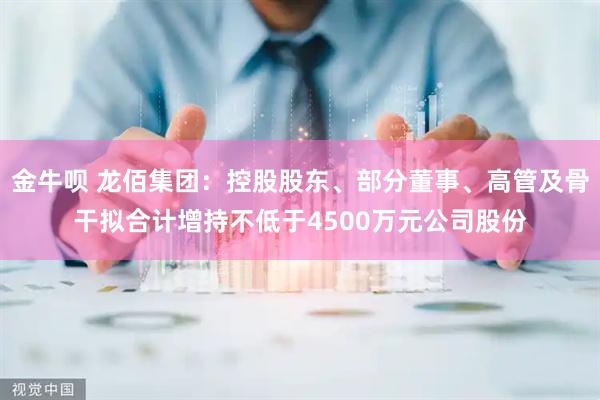 金牛呗 龙佰集团：控股股东、部分董事、高管及骨干拟合计增持不低于4500万元公司股份